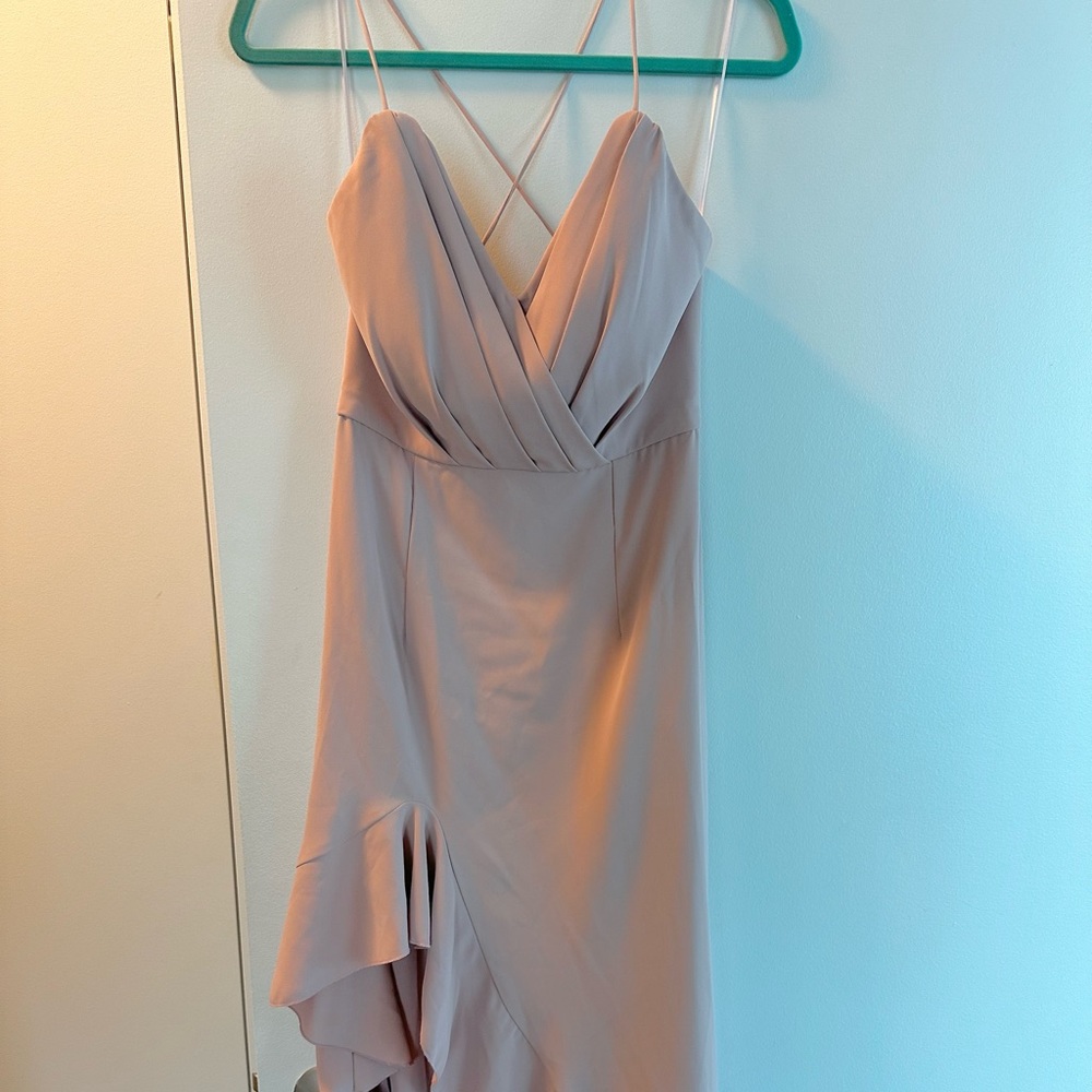 New w/tags! Occasion dress. Size S. Fully lined w/piping in top for stability